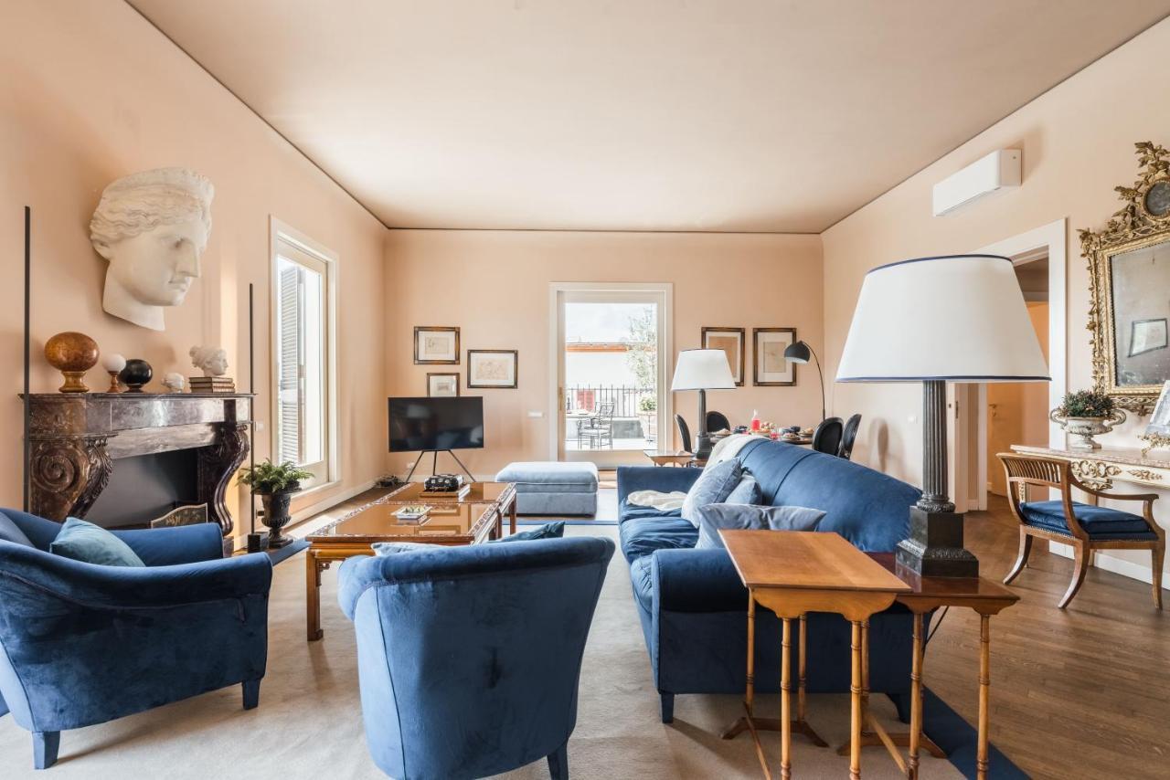 The Best Rent - Spacious Apartment With Terraces With Panoramic View Of 로마 외부 사진